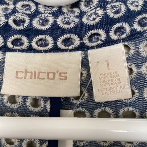 CHICO’S| Eyelet Blazer - Picture 7 of 11